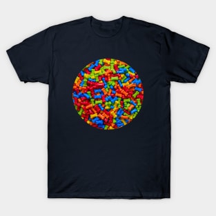 Colorful Candy Bones Photograph T-Shirt